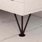Pata eiffel negro mate