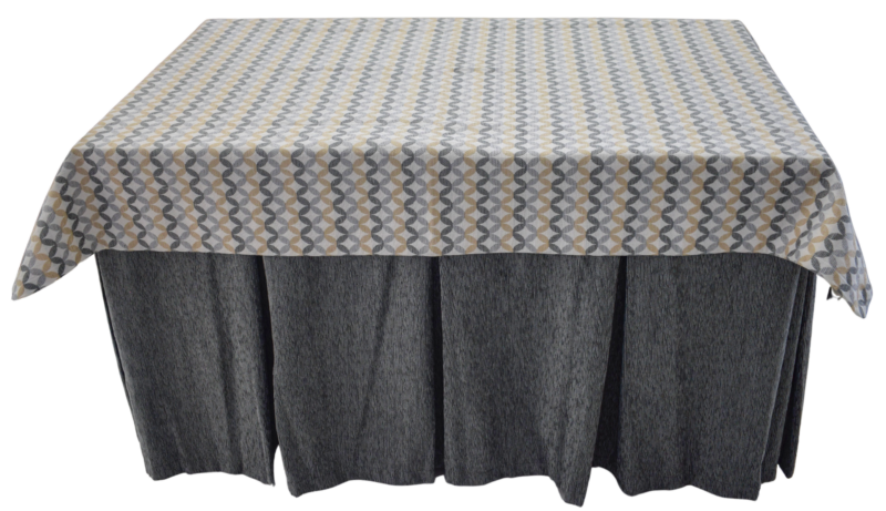 Mesa camilla completa con ropa y cristal - Imagen 6